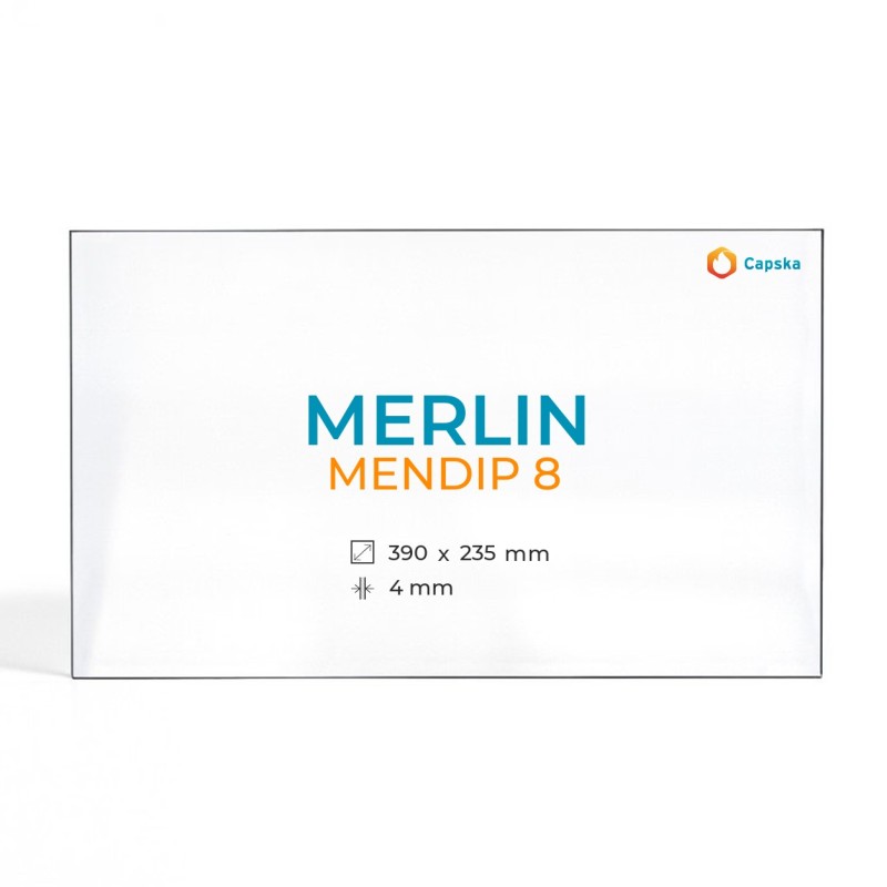 Vidrio Merlin MENDIP 8 - Cristal para estufa de leña