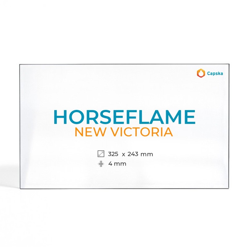 Cristall Horseflame NEW VICTORIA - Vidre Rectangle per estufa de llenya