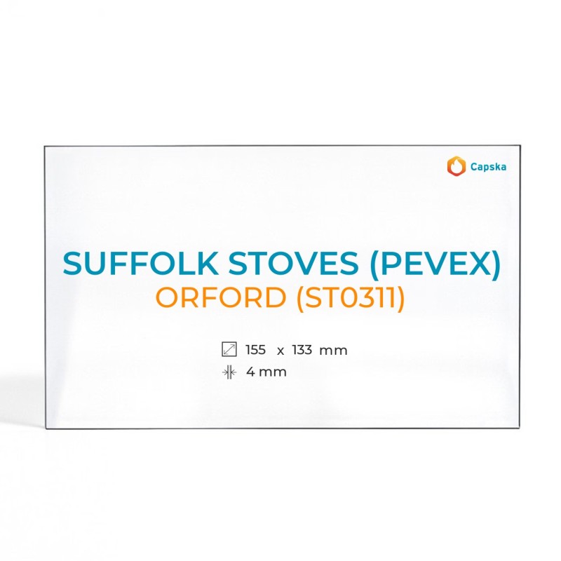 Vidrio Cerámico para Estufa de Leña - Suffolk Stoves (Pevex) ORFORD (ST0311)