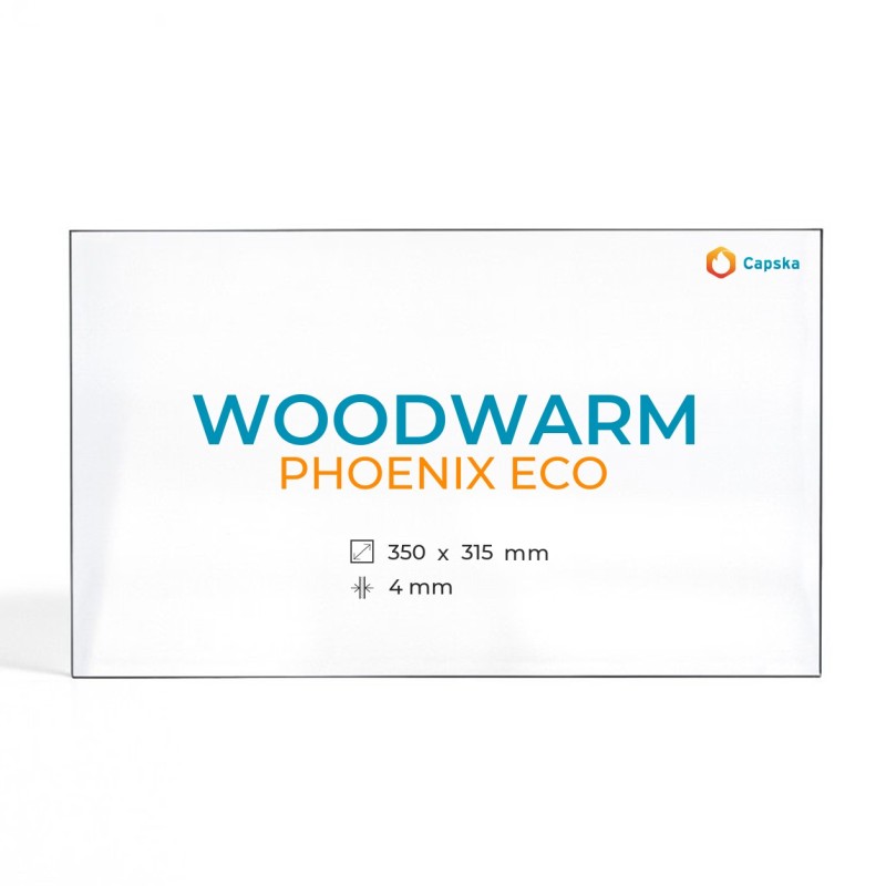 Cristall Woodwarm PHOENIX ECO - Vidre Rectangle per estufa de llenya