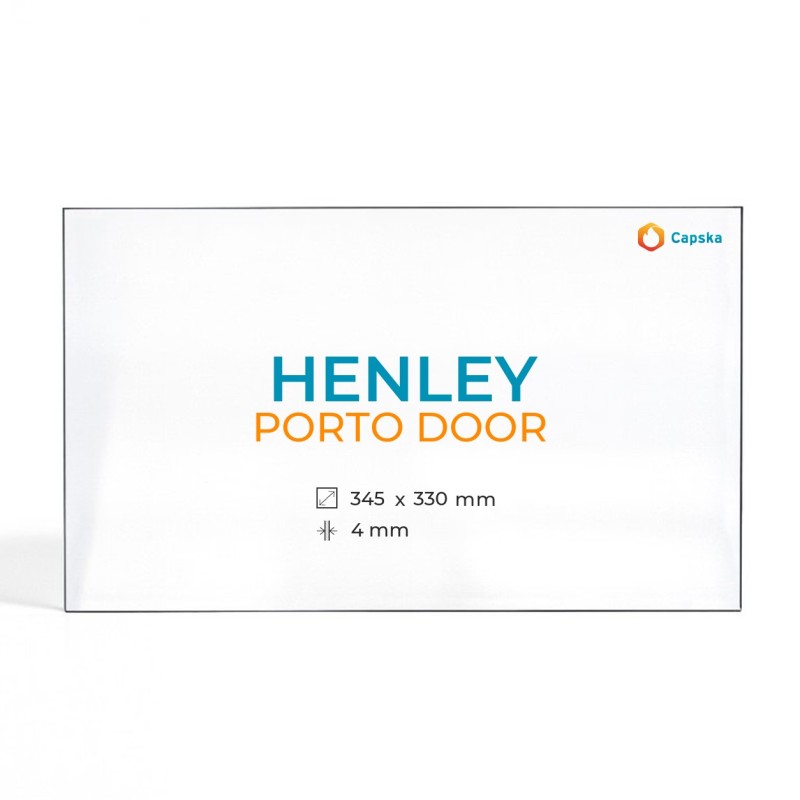 Cristal Henley PORTO DOOR - Vidrio Rectángulo para estufa de leña
