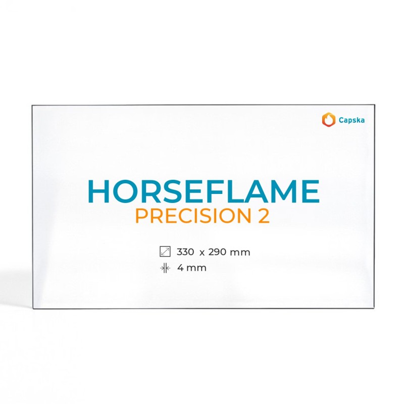 Cristall Horseflame PRECISION 2 - Vidre Rectangle per estufa de llenya