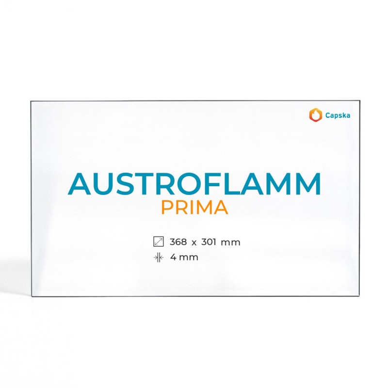 Cristal Austroflamm PRIMA - Vidrio Rectángulo para estufa de leña