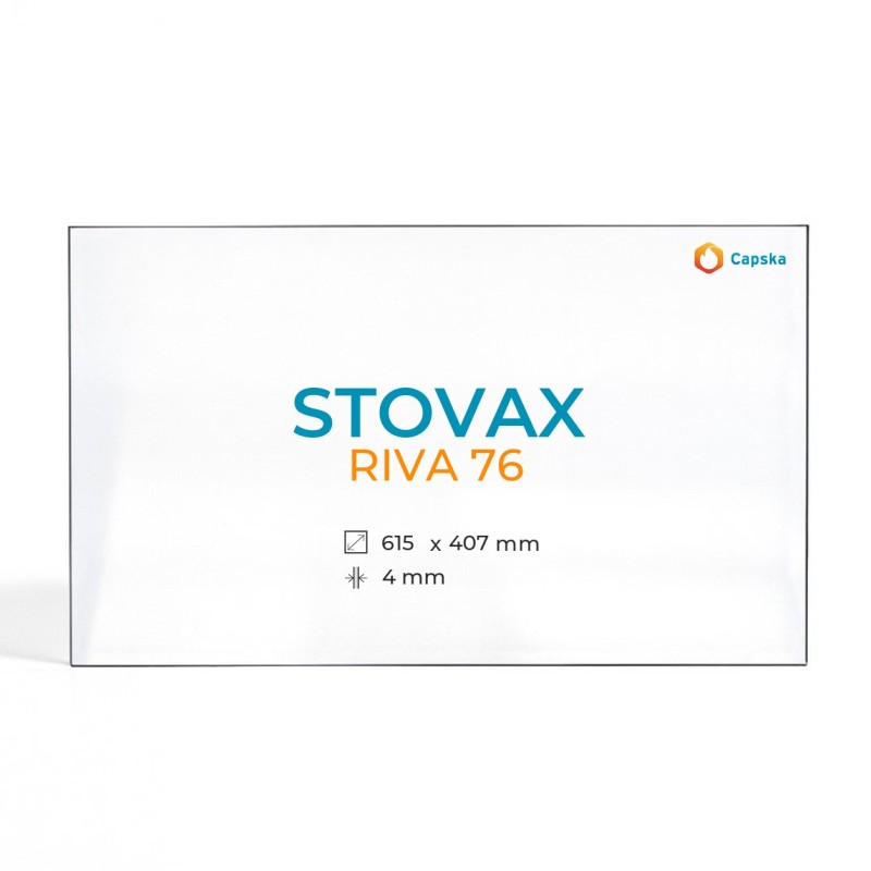 Cristal Stovax RIVA 76 - Vidrio para estufa de leña