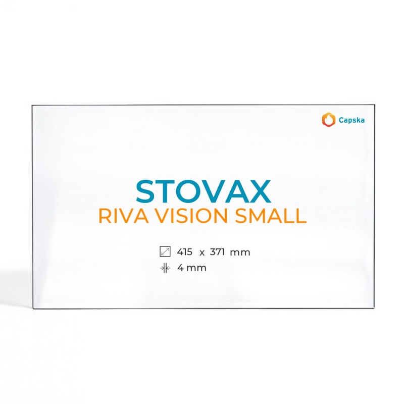Cristall Stovax RIVA VISION SMALL - Vidre Rectangle per estufa de llenya