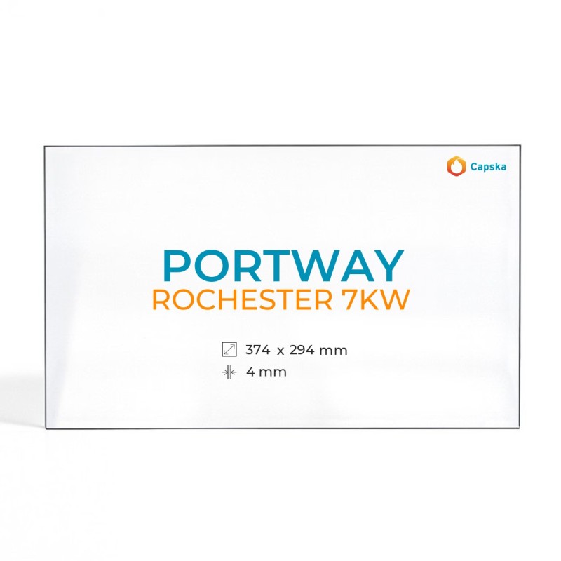 Cristal Portway ROCHESTER 7KW - Vidrio Rectángulo para estufa de leña