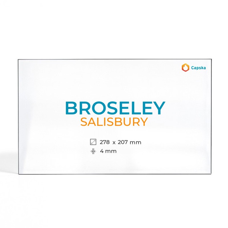 Cristal Broseley SALISBURY - Vidrio Rectángulo para estufa de leña