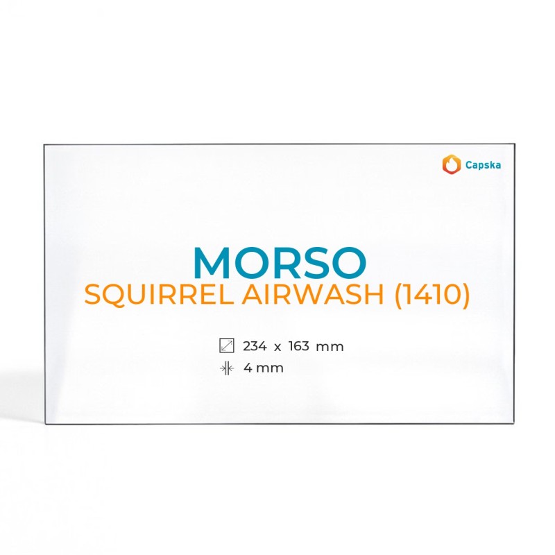 Vidre rectangle per estufa de llenya - MORSO SQUIRREL AIRWASH (1410)