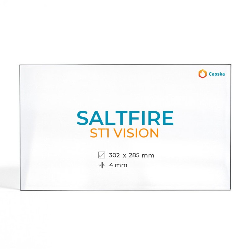 Cristal Saltfire ST1 VISION - Vidrio para estufa de leña