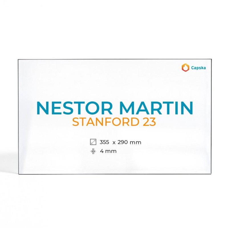 Cristal Nestor Martin STANFORD 23 - Vidrio para estufa de leña