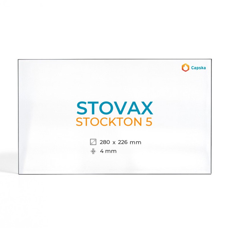 Vidre Stovax STOCKTON 5 - Rectangle per estufa de llenya