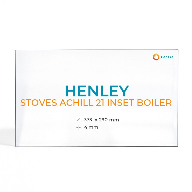 Vidre Rectangle per estufa de llenya HENLEY STOVES ACHILL 21 INSET BOILER