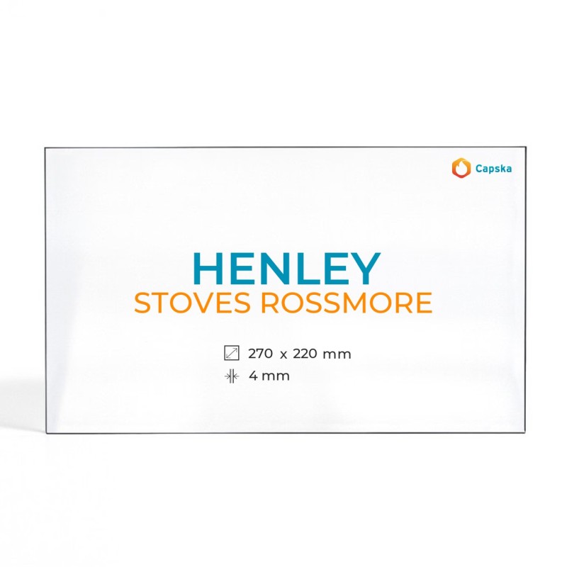 Vidre Rectangle per Estufa de Llenya HENLEY STOVES ROSSMORE