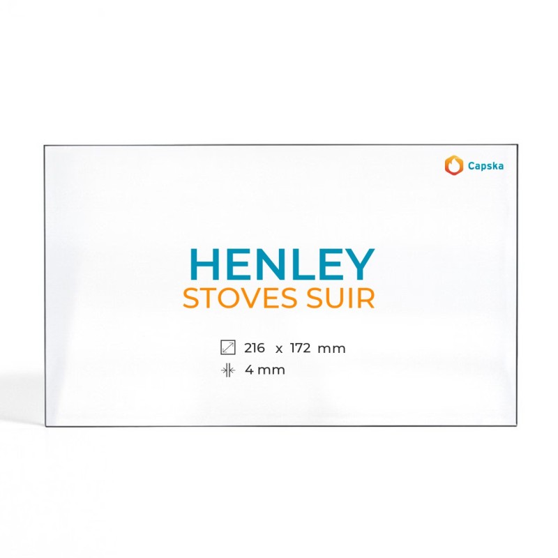 Cristal Henley STOVES SUIR - Vidrio Rectángulo para estufa de leña