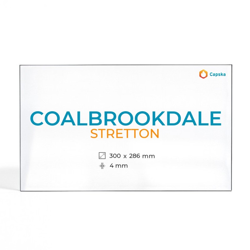 Cristal Coalbrookdale STRETTON - Vidrio Rectángulo para estufa de leña