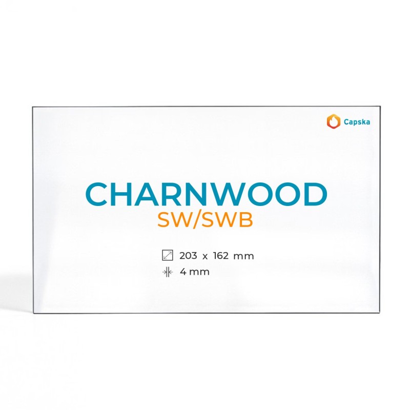 Cristall Charnwood SW/SWB - Vidre Rectangle per estufa de llenya