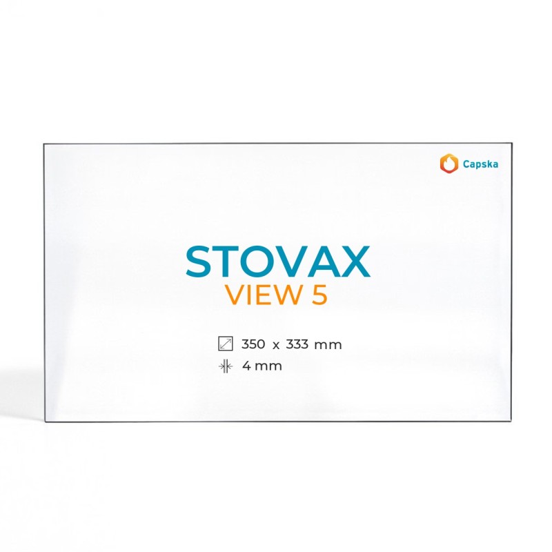 Cristal Stovax VIEW 5 - Vidrio Rectángulo para estufa de leña