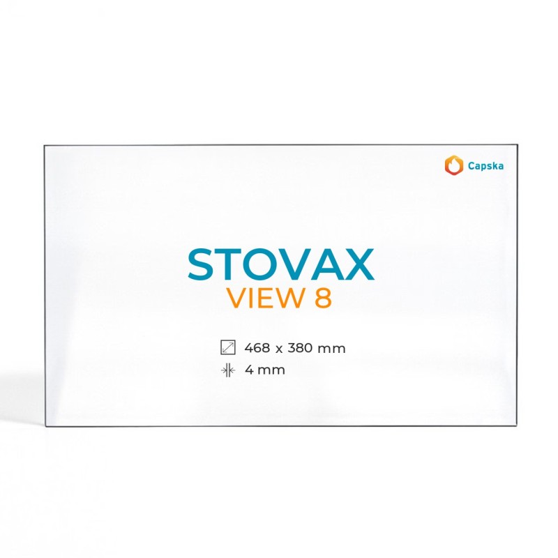 Cristall Stovax VIEW 8 - Vidre Rectangle per estufa de llenya