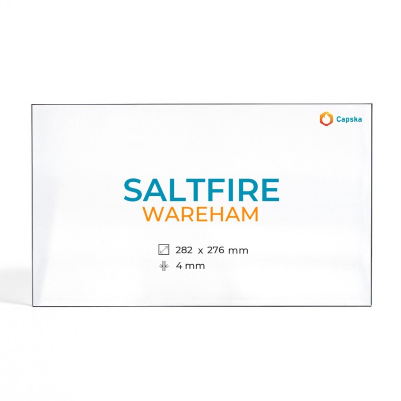 Vidre Rectangle per estufa de llenya Saltfire WAREHAM