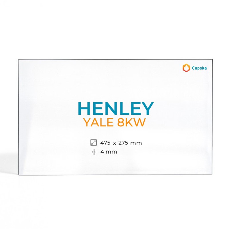 Cristal Henley YALE 8KW - Vidrio Rectángulo para estufa de leña