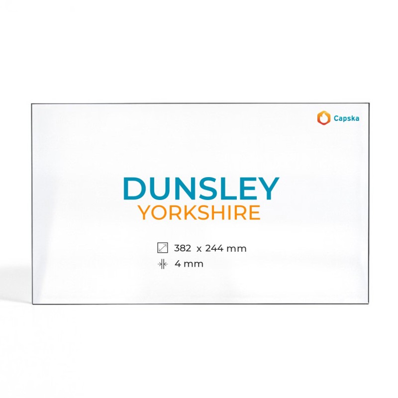 Cristal Dunsley YORKSHIRE - Vidrio Rectángulo para estufa de leña