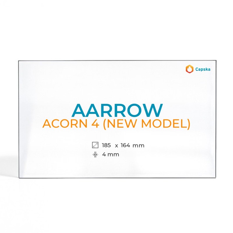Cristal Aarrow ACORN 4 - Vidrio Rectángulo para estufa de leña