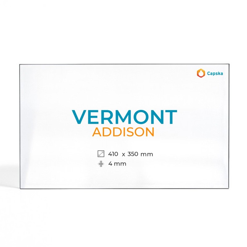 Cristal Vermont Castings ADDISON - Vidrio Rectángulo para estufa de leña