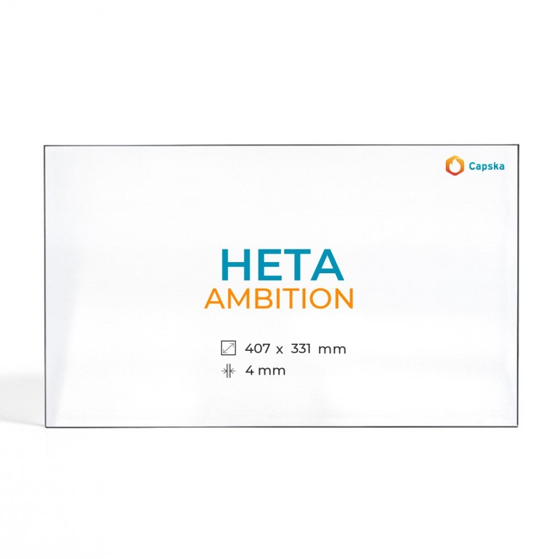 Cristall Heta AMBITION - Vidre Rectangle per estufa de llenya