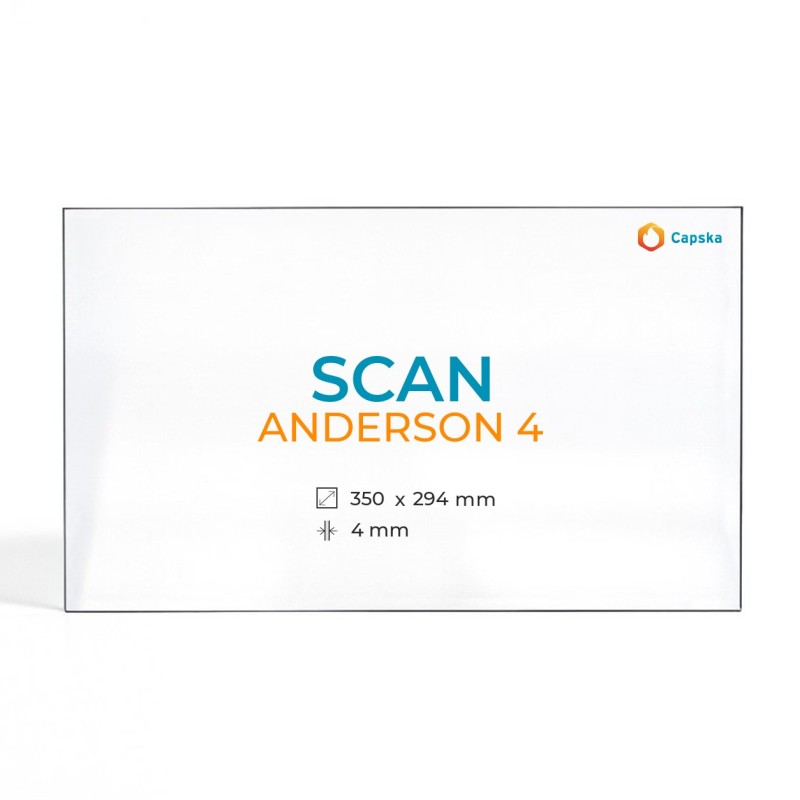 Cristal Scan ANDERSON 4 - Vidrio Rectángulo para estufa de leña