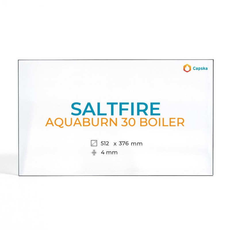 Vidre Rectangle per estufa de llenya - Cristall Saltfire AQUABURN 30 BOILER