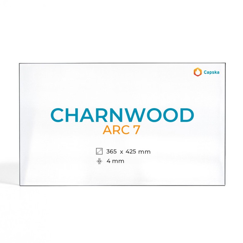 Cristall Charnwood ARC 7 - Vidre Rectangle per estufa de llenya