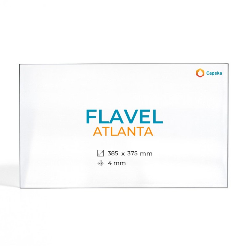 Cristal Flavel ATLANTA - Vidrio Rectángulo para estufa de leña