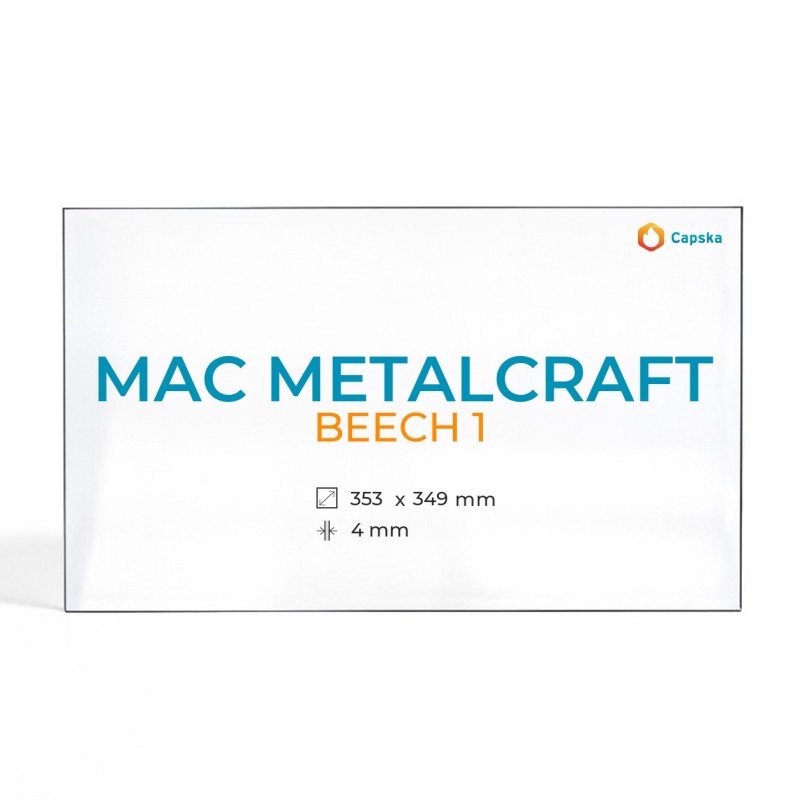 Cristal Mac Metalcraft BEECH 1 - Vidrio Rectángulo para estufa de leña