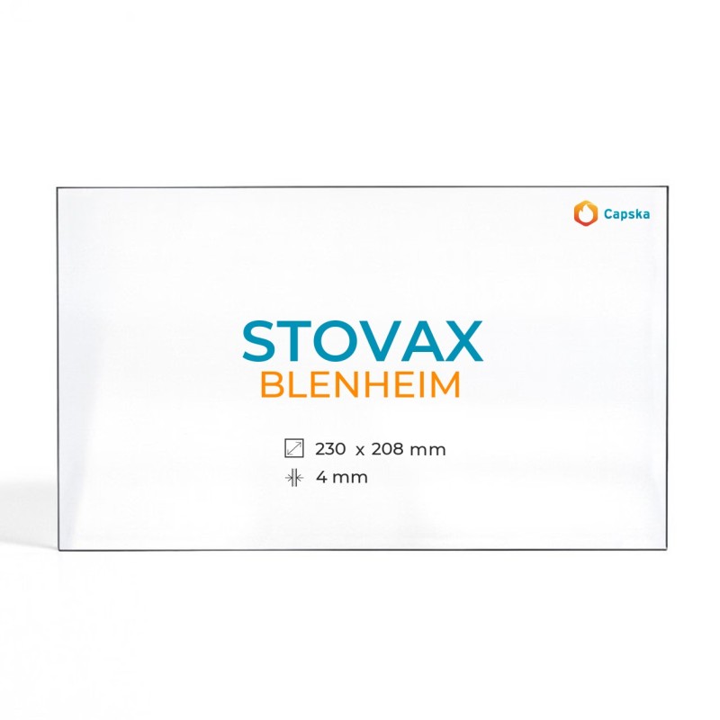 Cristal Stovax BLENHEIM - Vidrio Rectángulo para estufa de leña