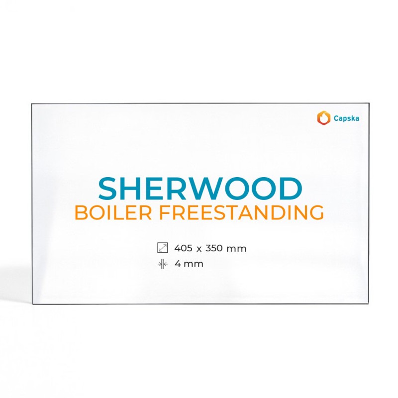 Cristall Sherwood BOILER FREESTANDING - Vidre Rectangle per estufa de llenya