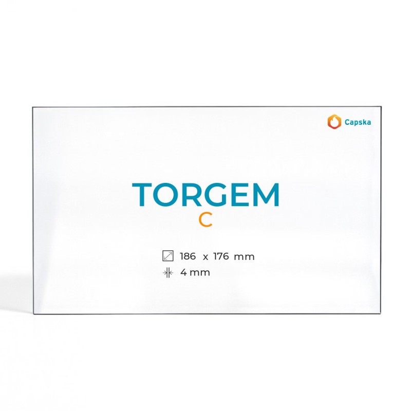 Vidre Rectangle per Estufa de Llenya - Torgem C