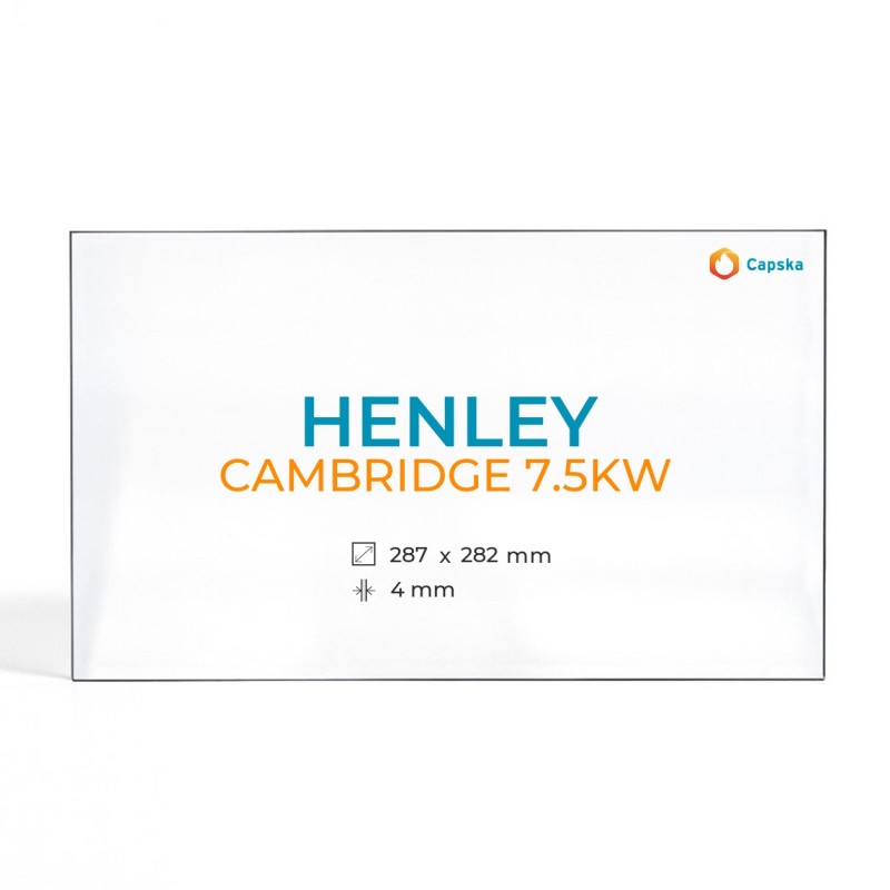 Vidrio para estufa de leña Henley Cambridge 7.5KW