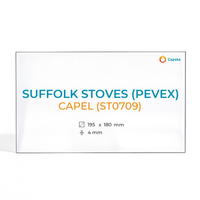 Vidre per estufa de llenya Suffolk Stoves CAPEL (ST0709)