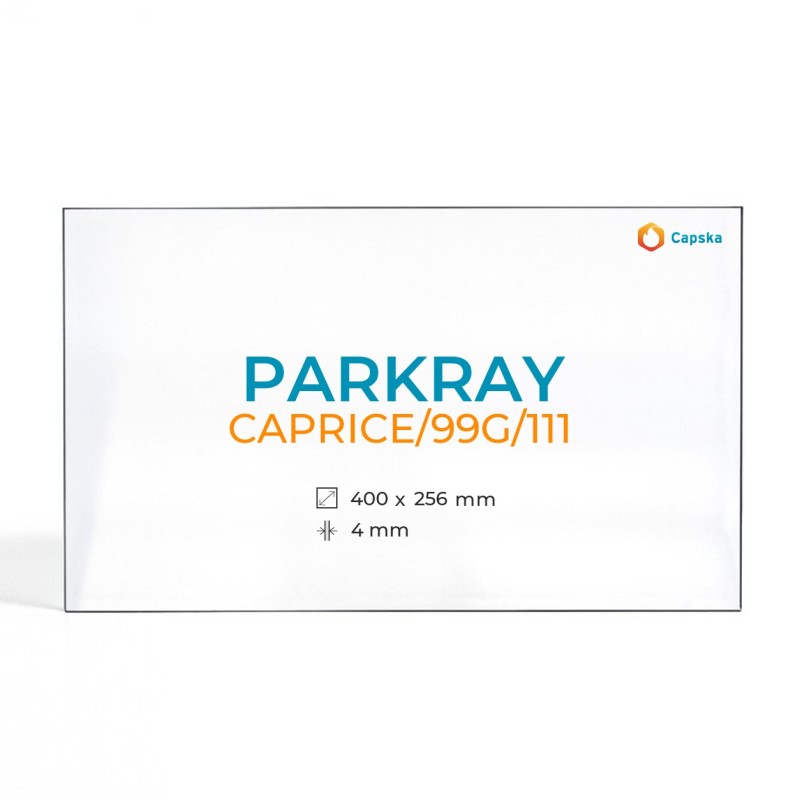 Cristal Parkray CAPRICE/99G/111 - Vidrio Rectángulo para estufa de leña