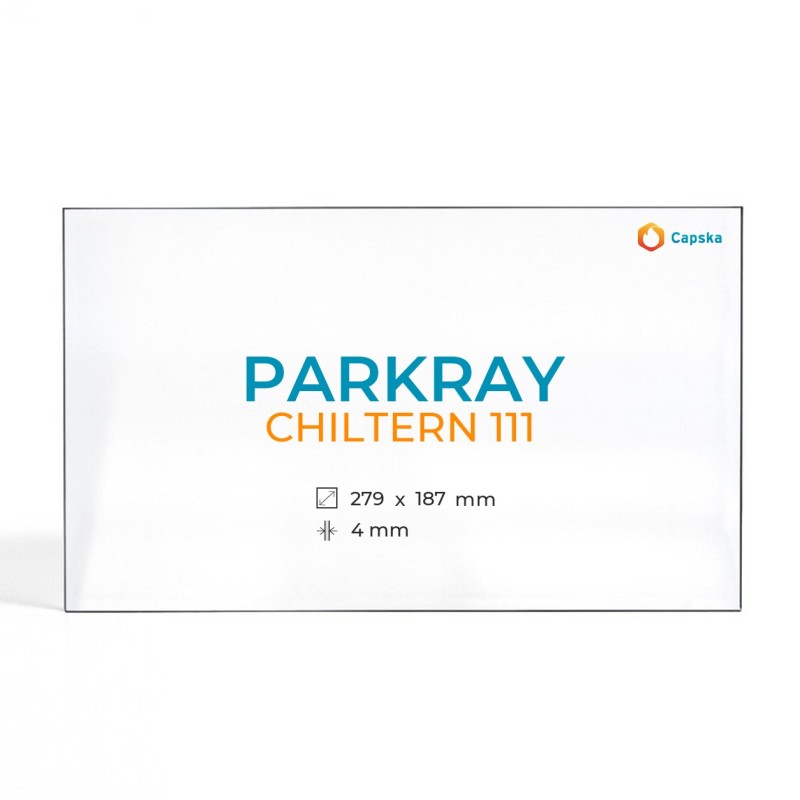 Cristall Parkray CHILTERN 111 - Vidre Rectangle per estufa de llenya