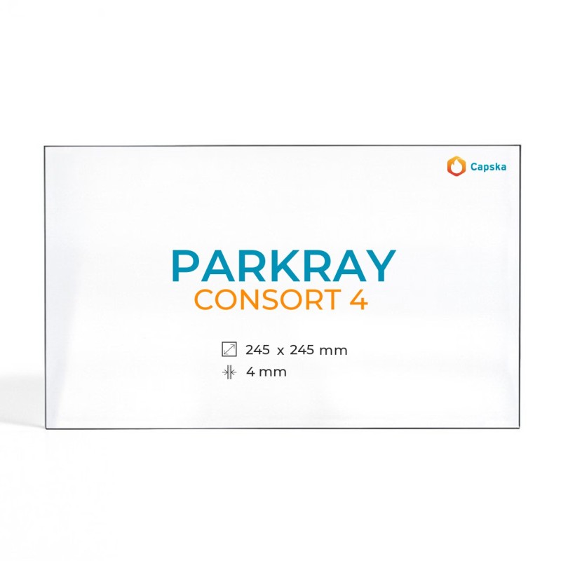 Vidre Rectangle Parkray CONSORT 4 per Estufa de Llenya