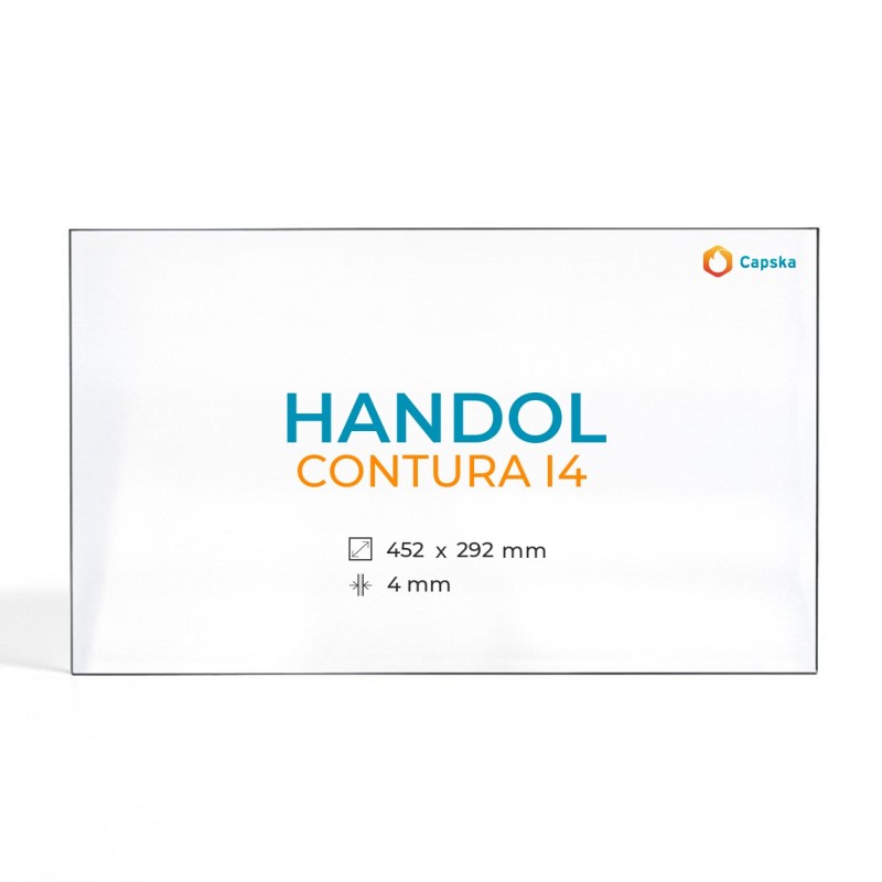 Cristall Handol I4 - Vidre Rectangle per estufa de llenya
