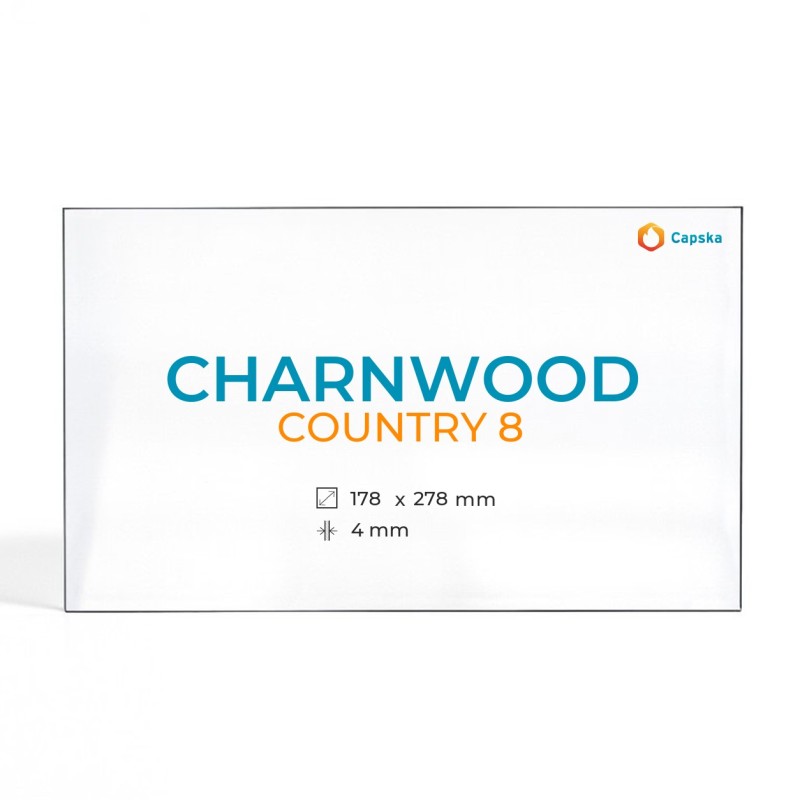 Vidre Cristall Charnwood COUNTRY 8 per estufa de llenya
