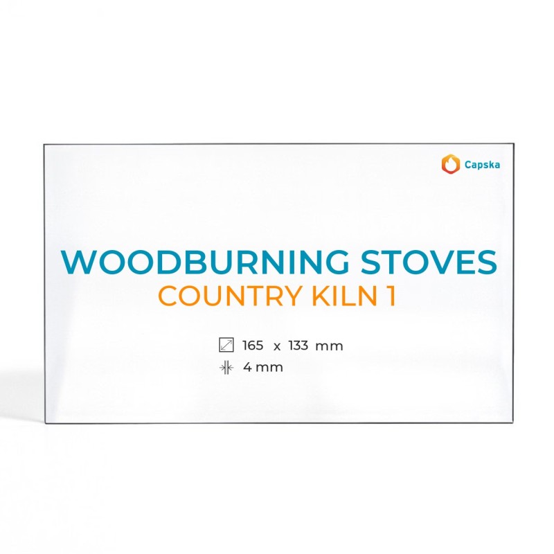 Vidrio Rectangular para Estufa de Leña - Woodburning Stoves COUNTRY KILN 1