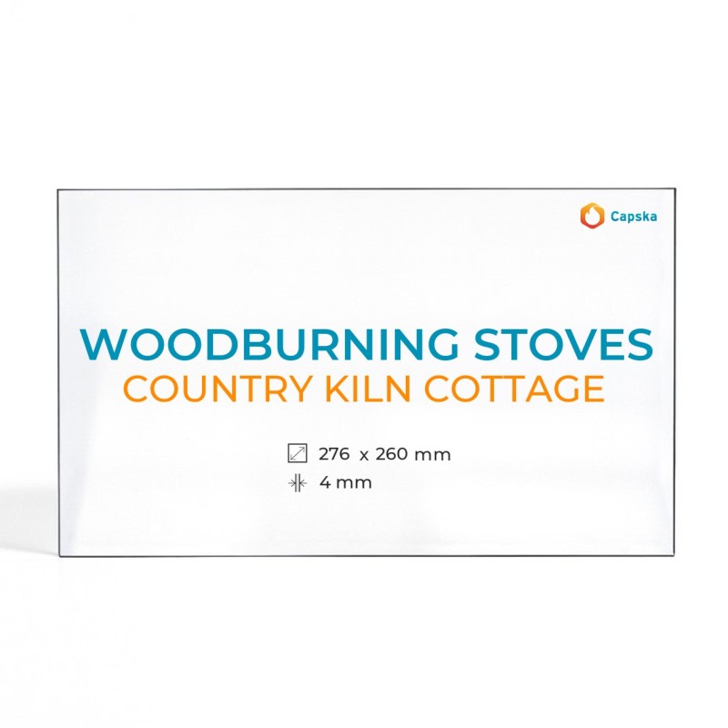 Vidrio para estufa de leña - Cristal Woodburning Stoves COUNTRY KILN COTTAGE