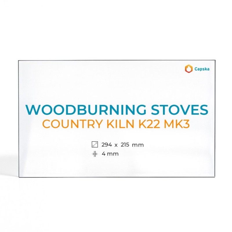 Cristal para estufa de leña Woodburning Stoves COUNTRY KILN K22 MK3