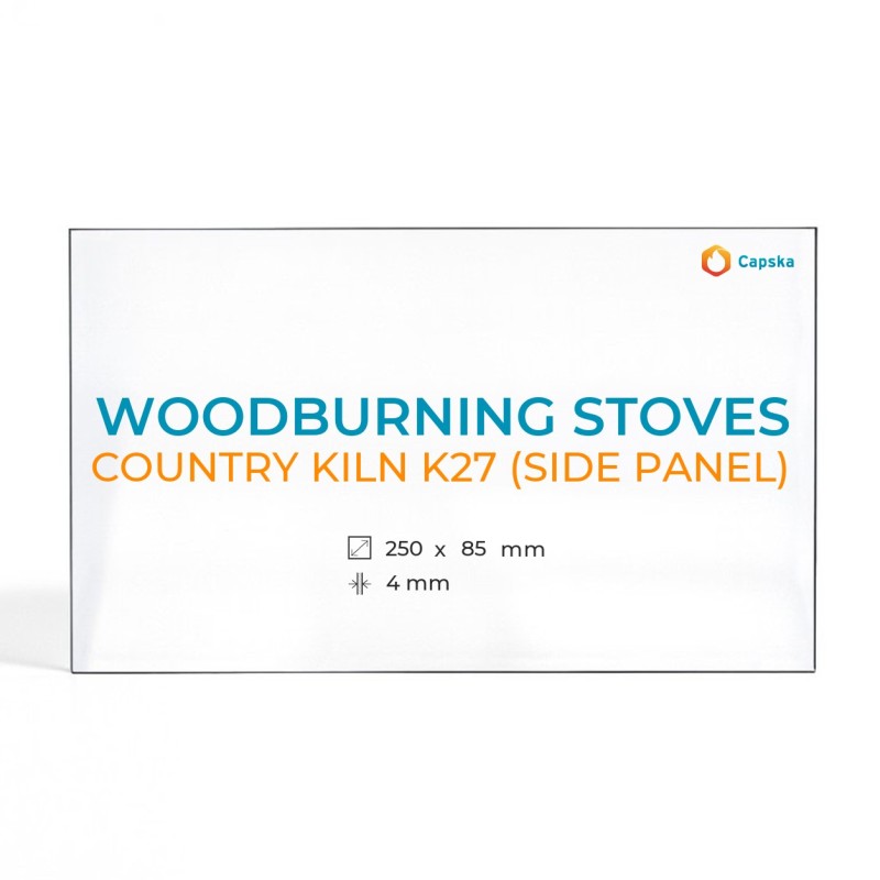 Vidre Rectangle per Estufa de Llenya Woodburning Stoves COUNTRY KILN K27