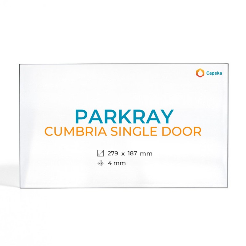 Cristal Parkray CUMBRIA SINGLE DOOR - Vidrio Rectángulo para estufa de leña