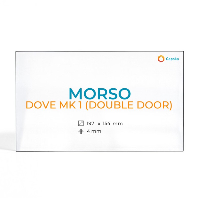 Vidre per estufa de llenya Morso DOVE MK 1 (DOUBLE DOOR)