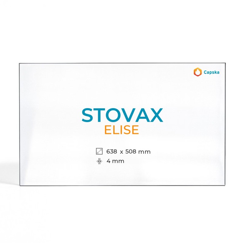 Cristal Stovax ELISE - Vidrio Rectángulo para estufa de leña